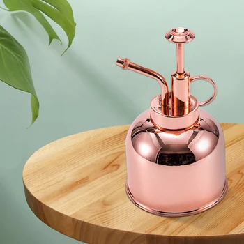 

Vintage Style House Plant Watering Pot for Succulent Plants Spraying Bottle Golden Gardening Water Cans 300ml