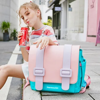 

Fashion School Backpack Children Waterproof Candy Color Backpacks For Primary Student Kids Girls Bags Mochilas Escolares 2020
