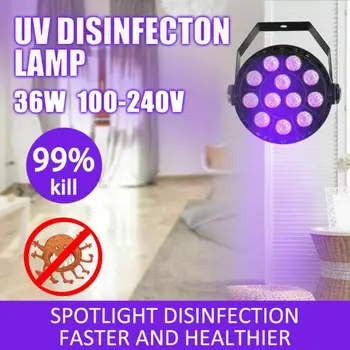 

36W Ultraviolet Lamp 253.7nm Medical Disinfection UV Sterilizer Lamp Home LED Sterilizing Lights Disinfect Virus Lighting Light