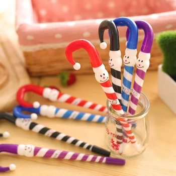 

5Pcs Ballpoint Pen Umbrella Christmas Writing Pen Blue Oily Pen Stationery Supplies for Office