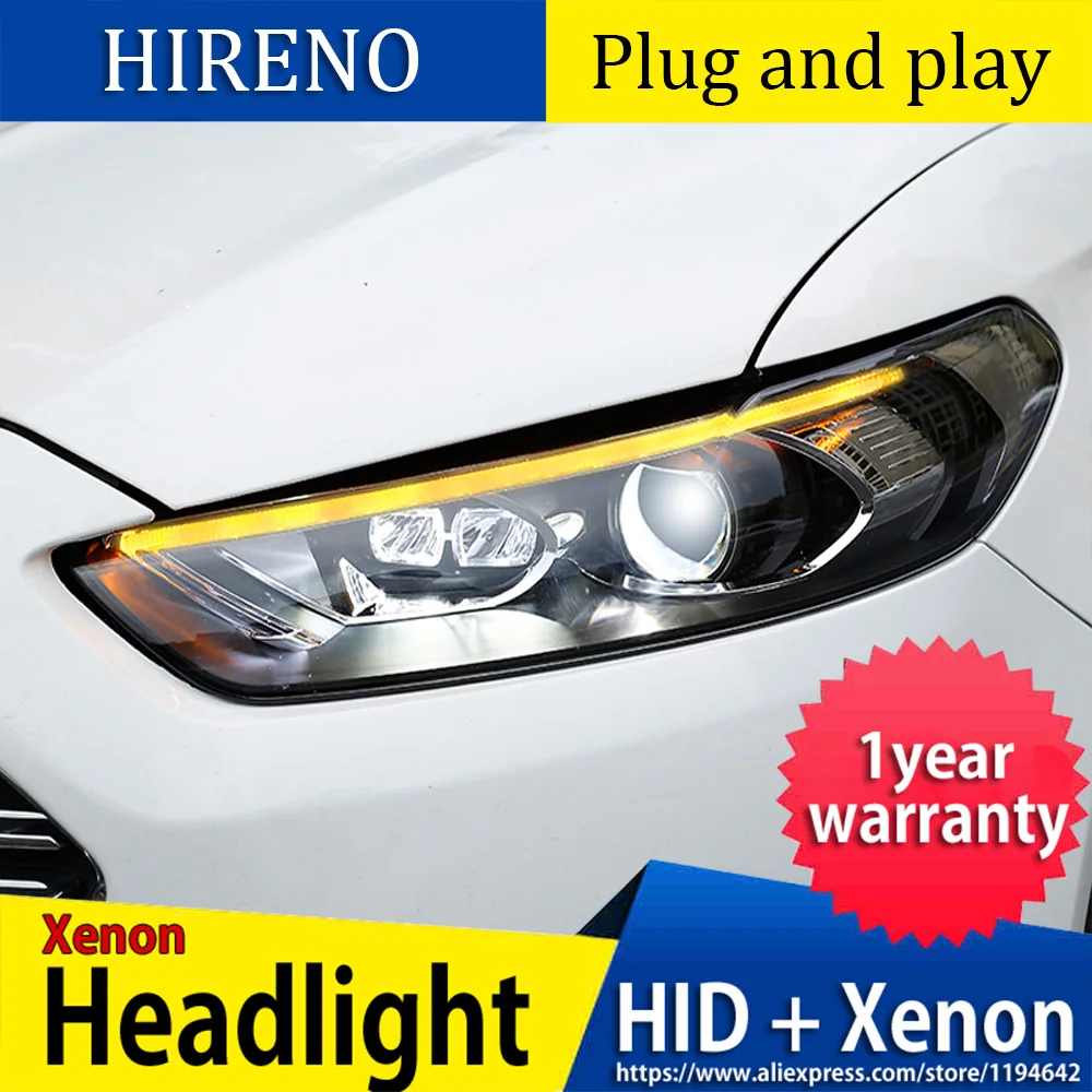 Автомобильный Стайлинг для фар fusion светодиодный HID 2013- светодиодный чехол для фар для Ford mondeo Bi-Xenon mondeo объектив ближнего света