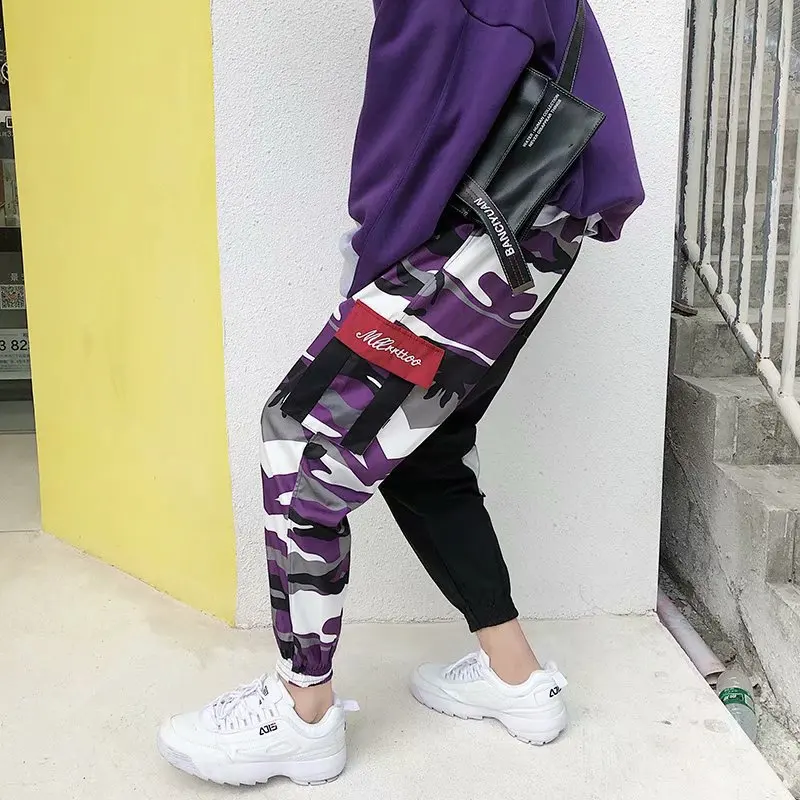 

New Style Men's Joint Pants Autumn Camouflage Bib Overall Hip Hop Popular Brand Ankle Banded Pants Casual Trousers Loose Harem P