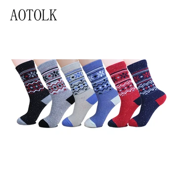 

Merino Wool Women Socks Brand Fall Winter Warm Coolmax Compression Hiking Trekking Ski Plus Size Women Ankle Boot Socks 2PK