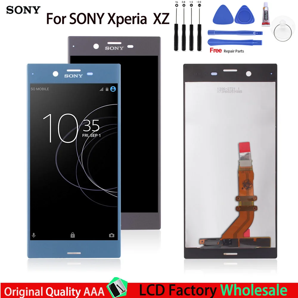 5 2 Оригинальный ЖК-дисплей для SONY Xperia XZ дисплей F8331 F8332 сенсорный экран дигитайзер