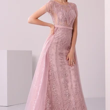 Вечернее платье хоста, женское пышное, королевское банкетное, знаменитостей супер бесмерное тяжелое индустриальное длинное вечернее платье с кисточками высокого класса