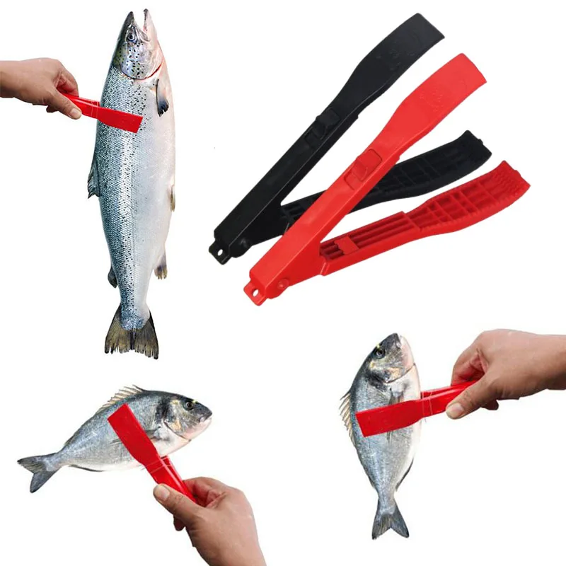 

Fishing Gripper with Lock Switch Fish Tightening Clamp Body Spring Lanyard Holder Gripper Controller Grabber Portable Tool