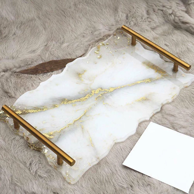 

Coaster Molds Resin Casting Silicone Coaster Molds for Cake Fruit Holder Resin Epoxy Tray Kit DIY Making Epoxy Resin Tray Crafts