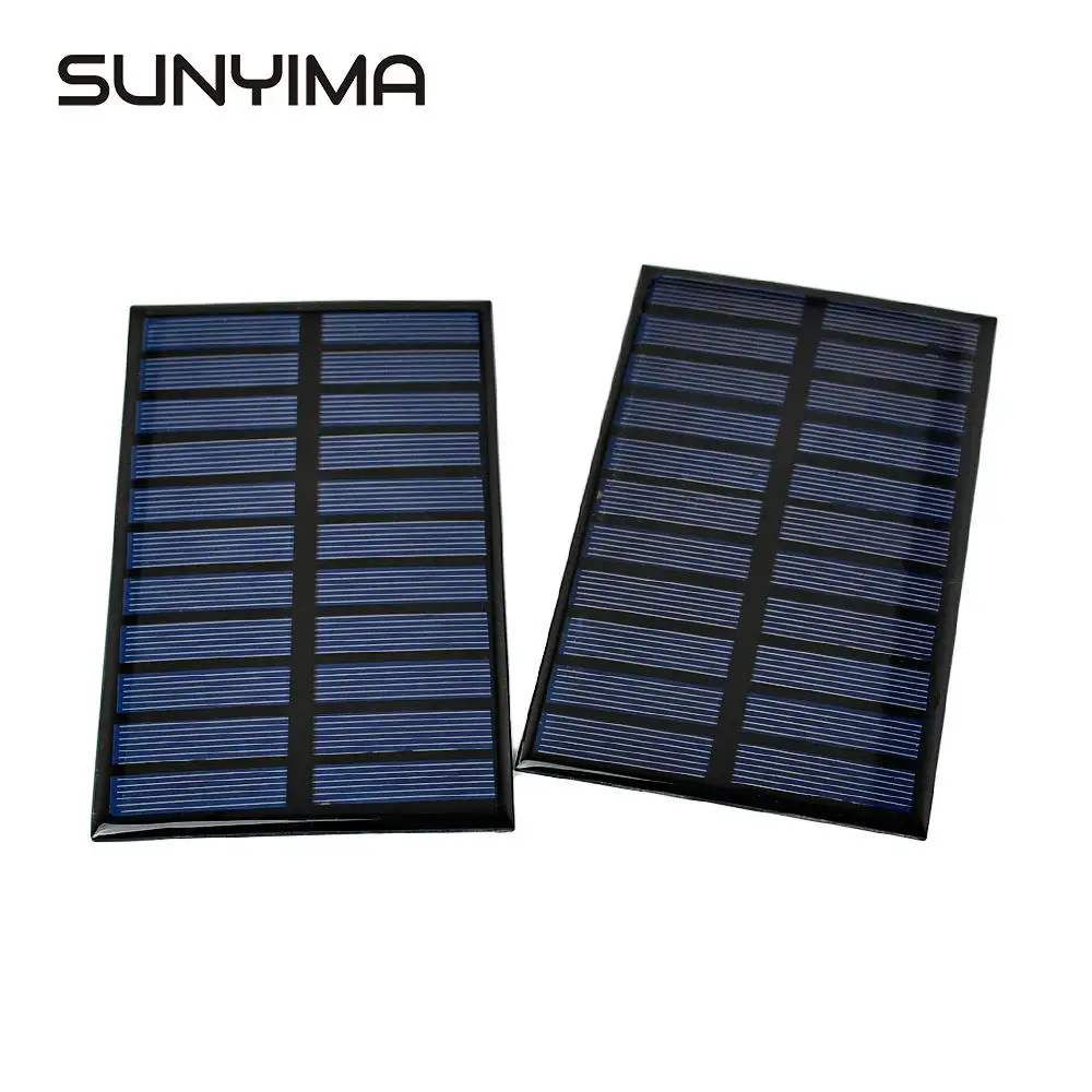 SUNYIMA 2 шт 5,5 В 1,6 Вт солнечные панели для DIY солнечной энергии 150*86 мм Panneau Solaire