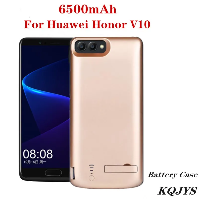 

KQJYS External Power Bank Battery Charger Cases For HUAWEI Honor V10 Backup PowerBank Battery Case For Honor V10 Charging Cover