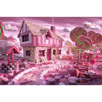 

1000 Adult Puzzles Ordinary Landscape Candy House Lollipop Puzzle Plane Puzzle 50 * 75cm NEW