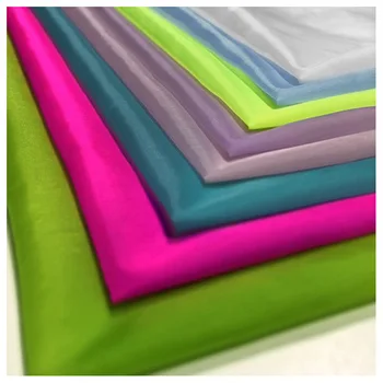 

1* 1.5m Sun Protection Clothing Fabric 15D Nylon 380T Sun Protection Fabric Ultra-thin Transparent DIY Handmade Fabric Chiffon