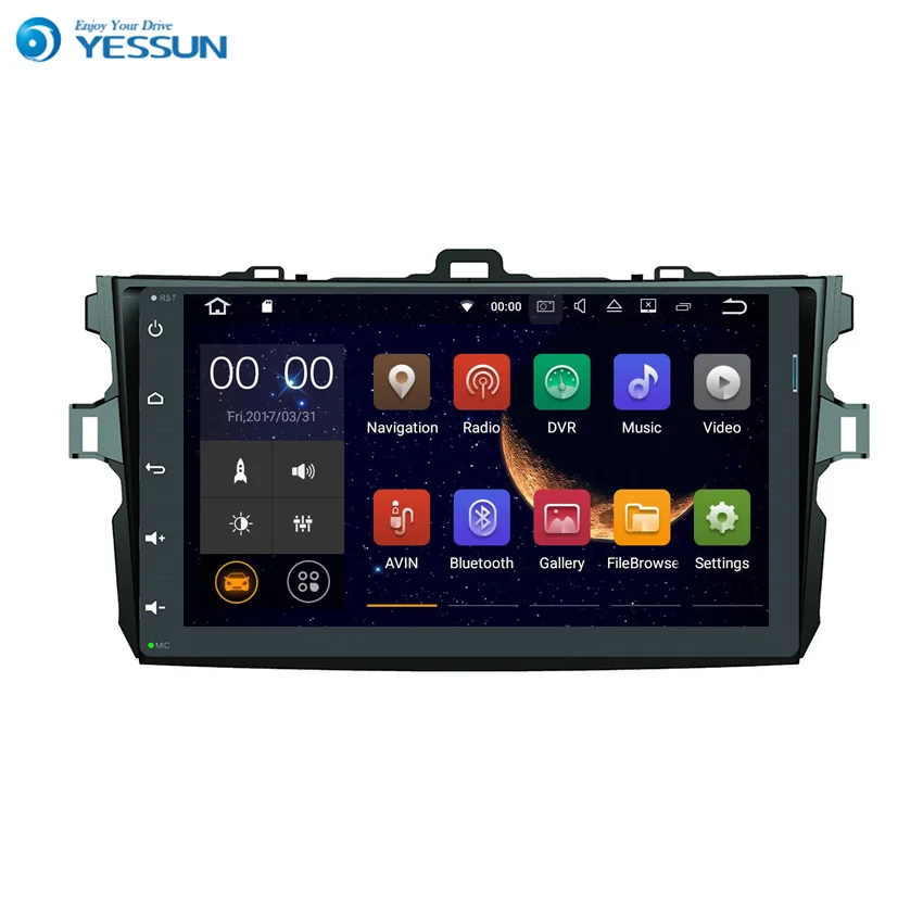 Мультимедийная система Yessun для TOYOTA Corolla мультимедийный проигрыватель 2006 ~ 2011 Android