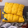 Hilton 3D Feather Velvet Bread Twist Flower Pillow Soft Elastic Pillow Core Pillow Single Carabiner Craft Pillow Bedding 3