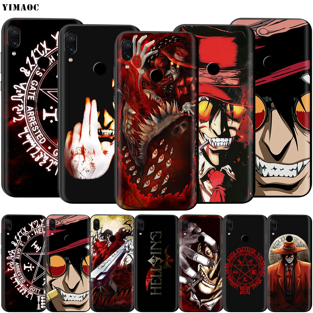 Чехол Alucard Hellsing для Xiaomi Redmi Note 4 4x 4a 5 5a 6 8 8A MI 9 9s 10 8T K30 Pro Max Lite Plus|Бамперы| |