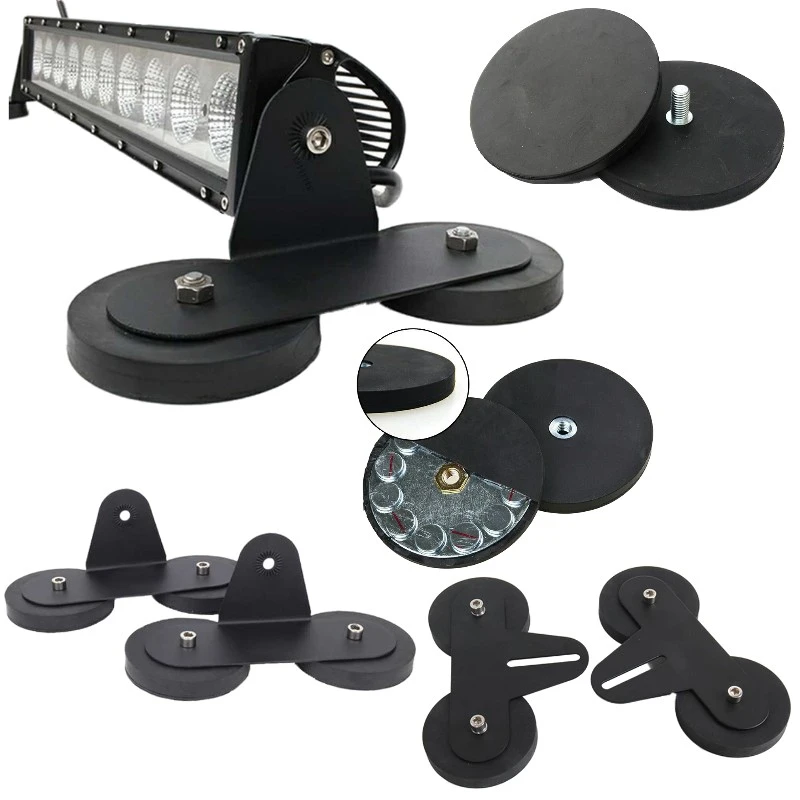 barra de luz led para techo de coche barra de luz de camion soporte de montaje magnetico base de ventosa 4x4