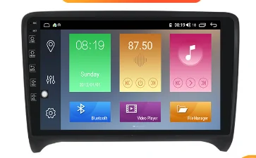 

9" Quad core 2.5D IPS screen Android 10 Car GPS radio Navigation for Audi TT TTS 2007-2013