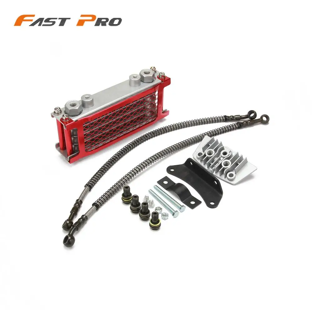 50 70 90 110CC Мотоцикл масляный радиатор охлаждения двигателя наборы для Bosuer Loncin Zongshen