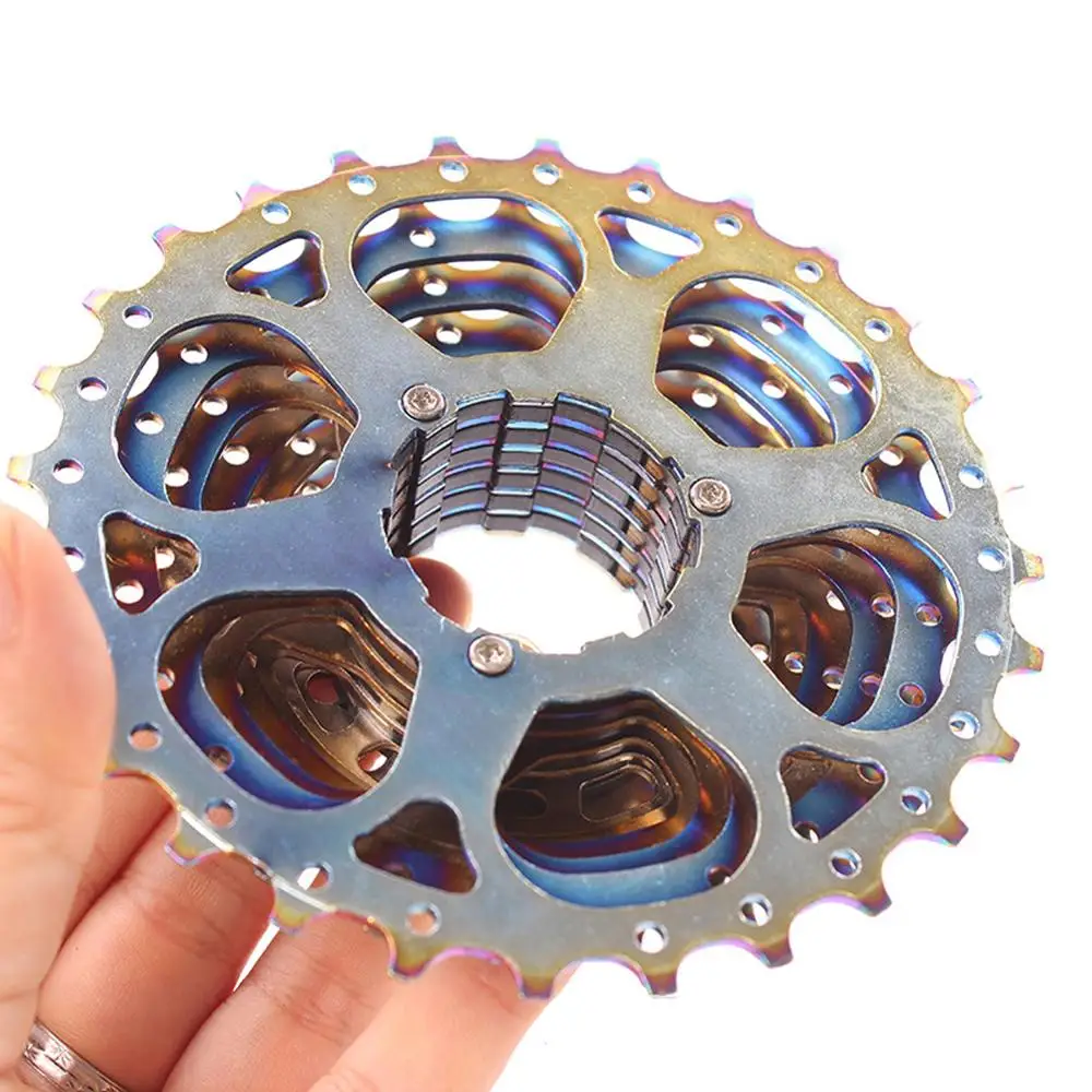 9/10 Speed Rainbow Ultralight Freewheel 11-28T Road Bike Cassette Flywheel Bicycles Freewheel Upgrade Replacement dropshipping