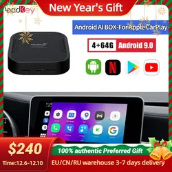CarPlay – boîtier Ai sans fil, Android 9.0, Youtube, Netfix Tv, 4 go/64 go, Google, pour Bmw, Honda, Skoda, Nissan, Kia 