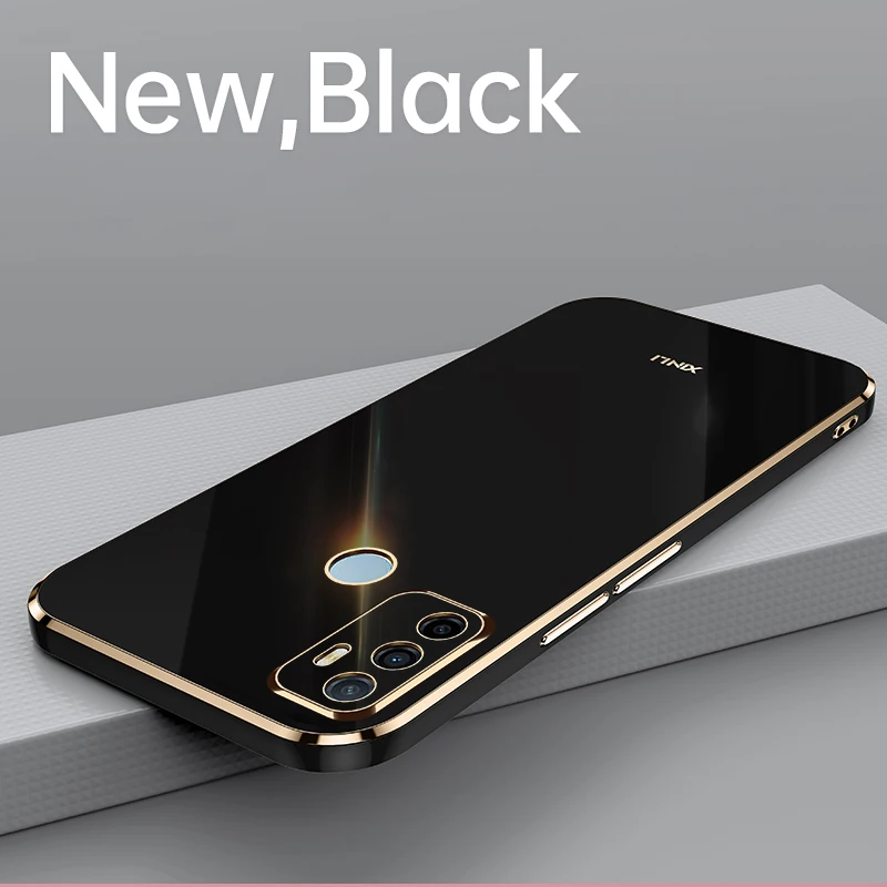 High Quality Plating Silicone Phone Case - Soft Back Cover