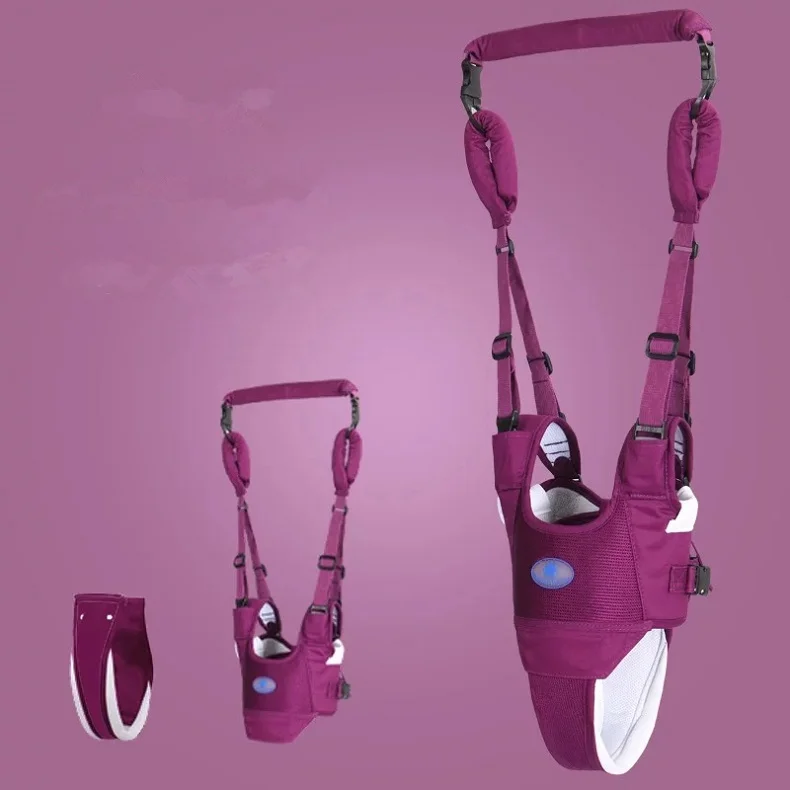 dark purple Ходунки для детей, учимся ходить, Детский рюкзак с ремнем для детей, ходунки для малышей, Детская упряжь для малышей - Цвет: dark purple