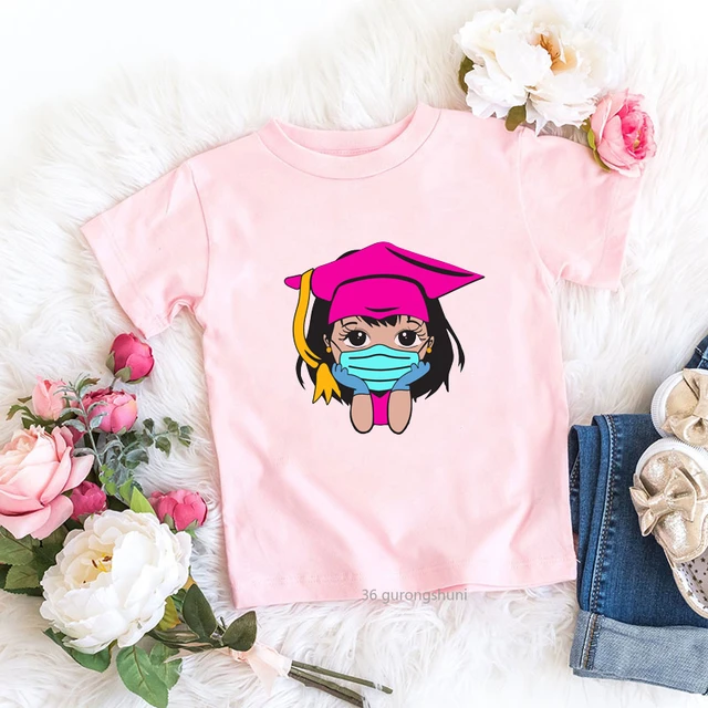 Black Girls Funny Cute Girl Pink Cartoon Kids T Shirt Cute Children T-shirt  Summer Tops Wholesale Fashion Clothes - AliExpress