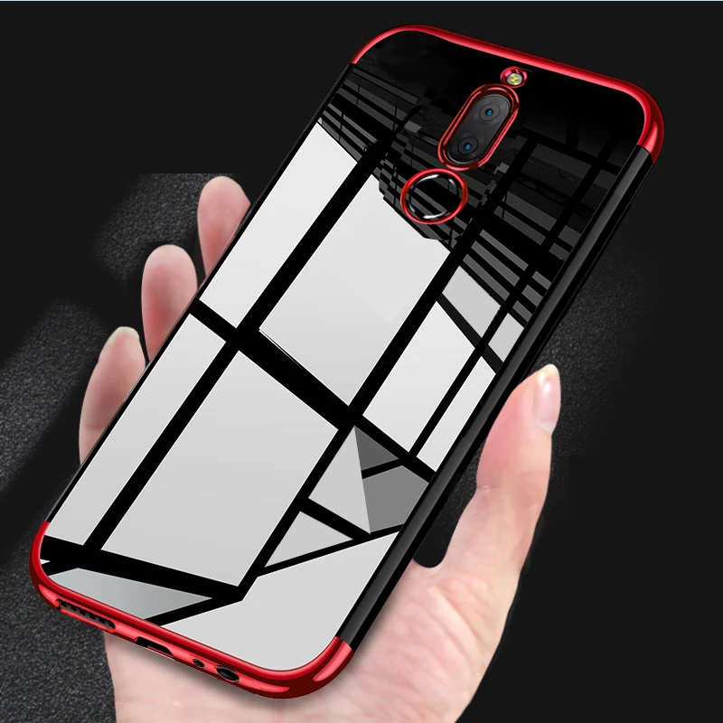 

Electroplated Case For Huawei Mate 20 Lite Case Silicone Metallic Shockproof Cover For Huawei Mate 20 Lite Case Mate 10 Lite