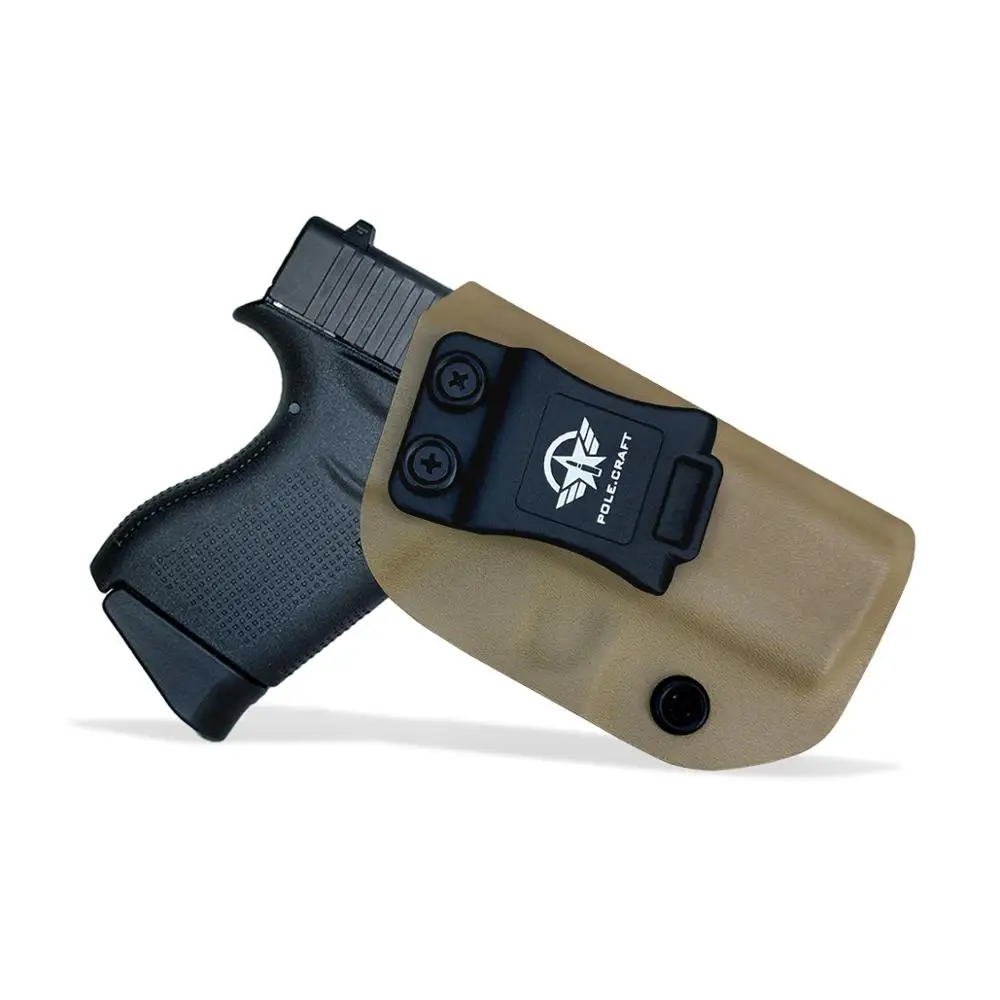 PoLe.Craft KYDEX кобура IWB Glock 26 27 33 пояс для переноски Скрытая чехол пистолета |