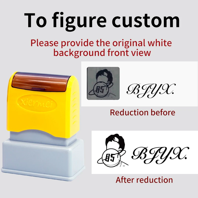 Custom Teacher Name Ink Stamp Signature Calligraphy Selfing-Inking Personalized Letter Stamp For School Student Child Cloths