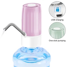 Портативный кнопочный перезаряжаемый Электрический диспенсер водяной насос с usb-кабелем и 304 трубой из нержавеющей стали