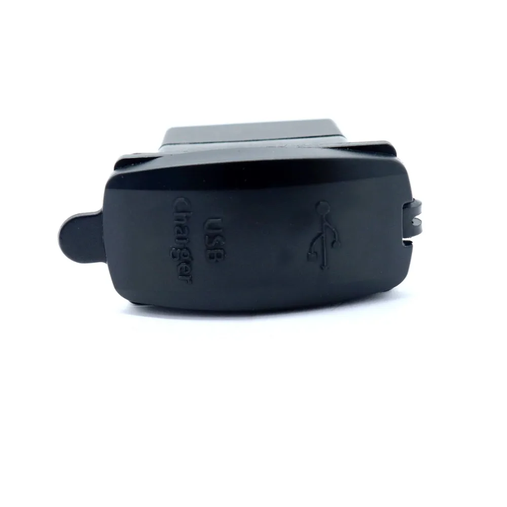 Автомобильный Зарядное устройство двойной USB кабель для зарядки Quick Charge мобильный квадратный для мобильного телефона прикуриватель Водонепроницаемый зарядных порта USB для автомобиля Зарядное устройство 12 V-24 V 5