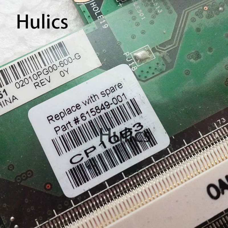 Huics Original 615849001 Placa-mãe do Portátil para hp Pavilion G62 G72 Cq62 Cq72 Placa Principal Hm55 Ddr3 Placa-mãe para notebook - Imagem 3