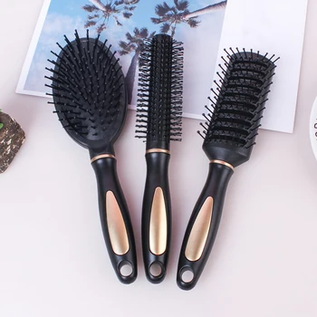 

1PC Scalp Massage Hair Comb Oval Roller Hairbrush Anti-static Women Curly Air Cushion Hair Comb for Salon SPA Hair