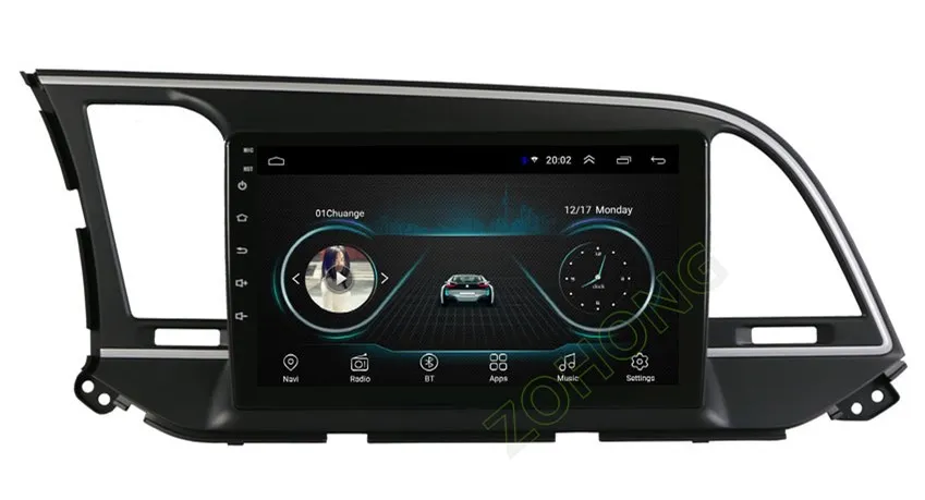 Best 2.5D Android8.1 car dvd Multimedia player for Hyundai Elantra 2016 2017 2018 auto GPS navigation CAR Radio Stereo recorder WIFI 15