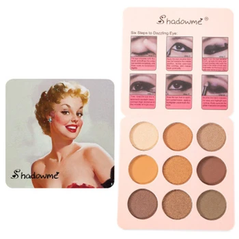 

Eyeshadow Palette 9 Color Eyeshadow Nine Color Eyeshadow Palette Retro Makeup Cheap Eyeshadow Palette