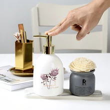 450 мл керамическая эмульсионная бутылка для слива золота, портативное мыло-дозатор для отелей, клубов, гигиенический гель для душа, бутылка для шампуня