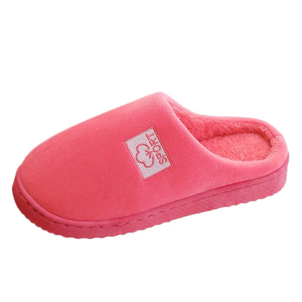 Slippers Women& Man Indoor House plush Soft Cute Cotton Slippers Shoes Non-slip Floor Home Slippers Slides For Bedroom