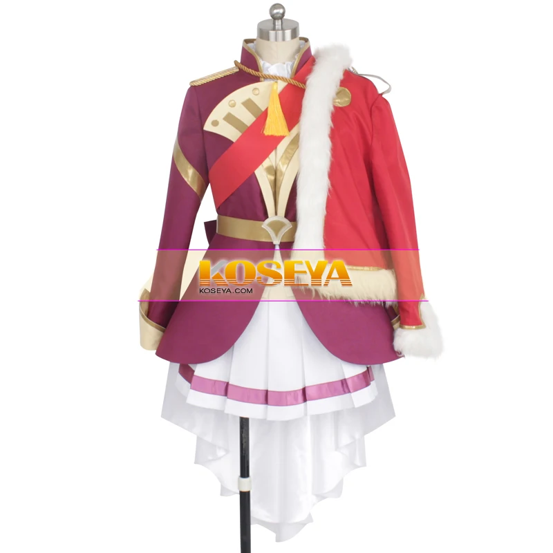 Shoujo Kageki Revue Starlight Kaoruko Hanayagi Stage Dress Halloween Cosplay Costume Coat+Shirt+Top+Skirt+Belt Custom-made