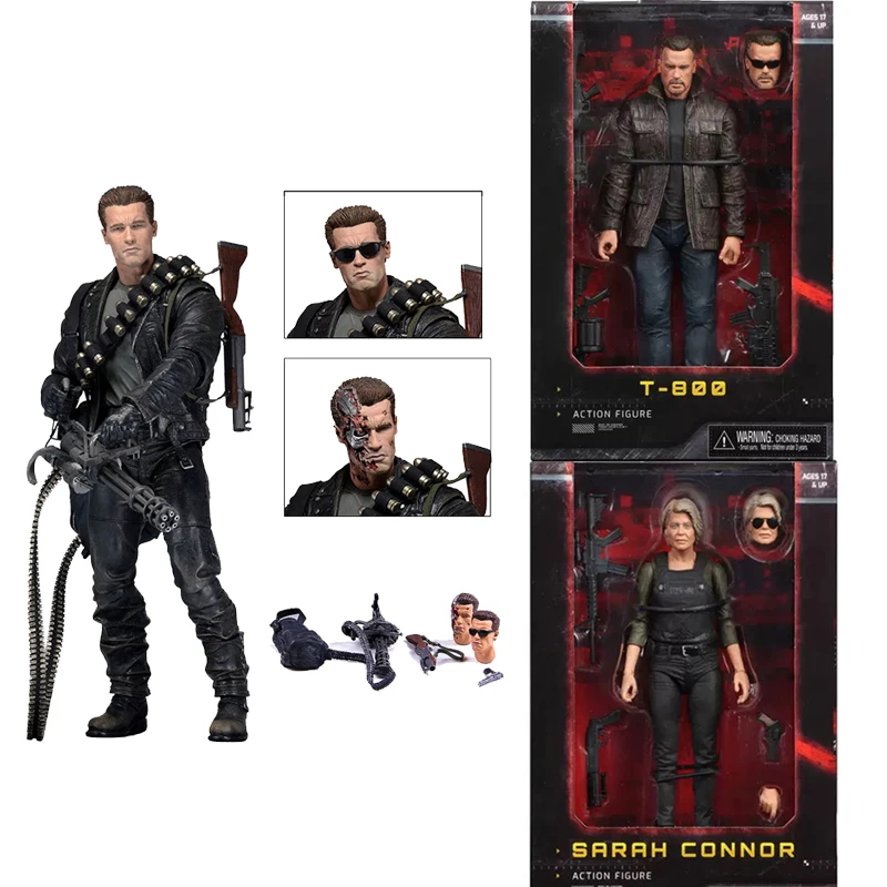 NECA Фигурка Терминатора 2 день суждения T-800 Арнольд Шварценеггер темная судьба