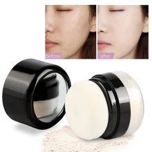 4 цвета уход за лицом установка с косметические спонжи рассыпчатая пудра для макияжа Водонепроницаемый Косметический пуф для прозрачной финишная пудра