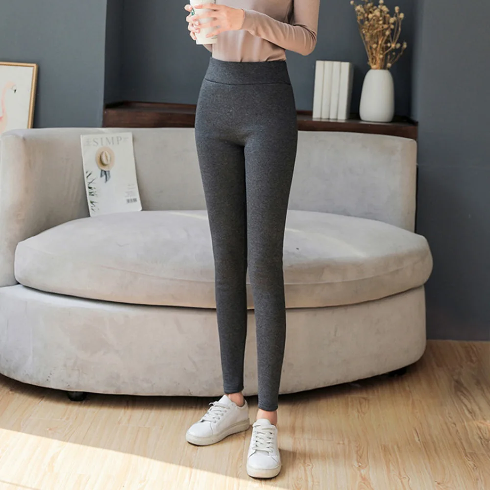Winter Women Legging Hight Waist Leggings Velvet Warm Pants Women Solid Color Leggings Comfortable Keep Warm Stretchy Legging lularoe leggings