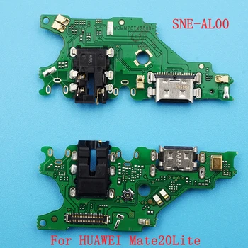 

50pcs USB Port Charging Charger Dock Plug Connector Mic Charging Small Board Tail Plug Flex Cable For HUAWEI Mate20Lite/SNE-AL00
