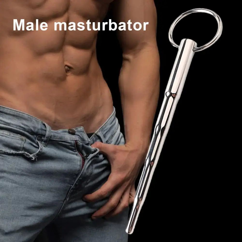 Urethral Tube Rod Universal Convenient Metal Penis Plug Male Sex Catheter for Bedroom urethral dilator silicone urethral dilator