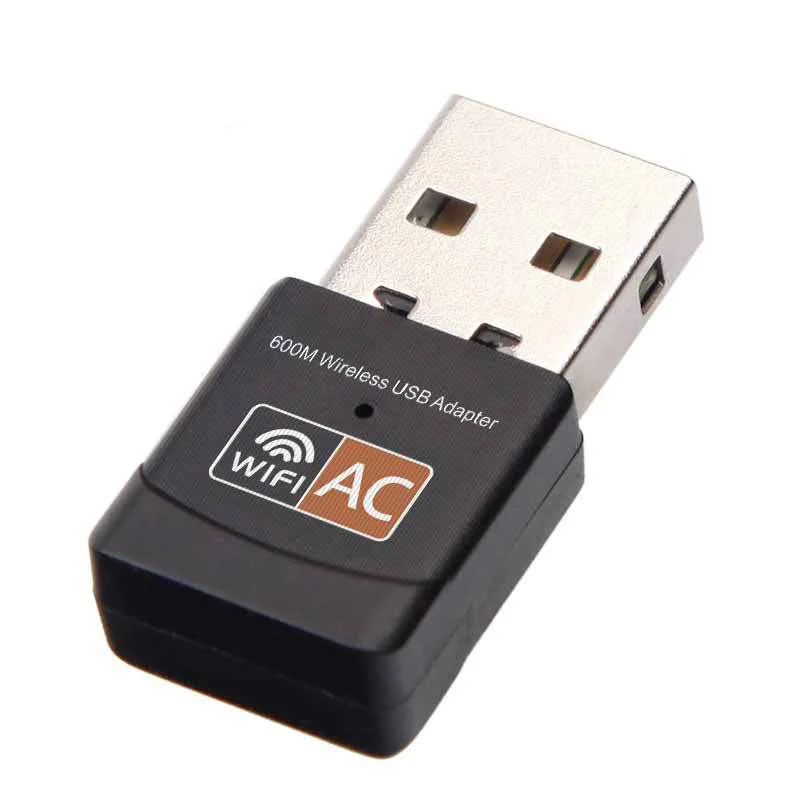 USB Wifi адаптер 600 Мбит/с USB Ethernet приемник двухдиапазонный беспроводной Wifi ключ сетевая карта для ПК ноутбука