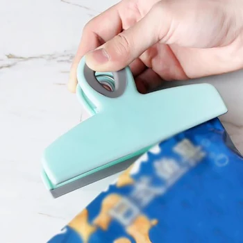 

Multifunctional Snack Moisture-Proof Sealing Clip Food Packaging Sealing Clip File Stationery Clip Kitchen Food Sealing Bag Clip