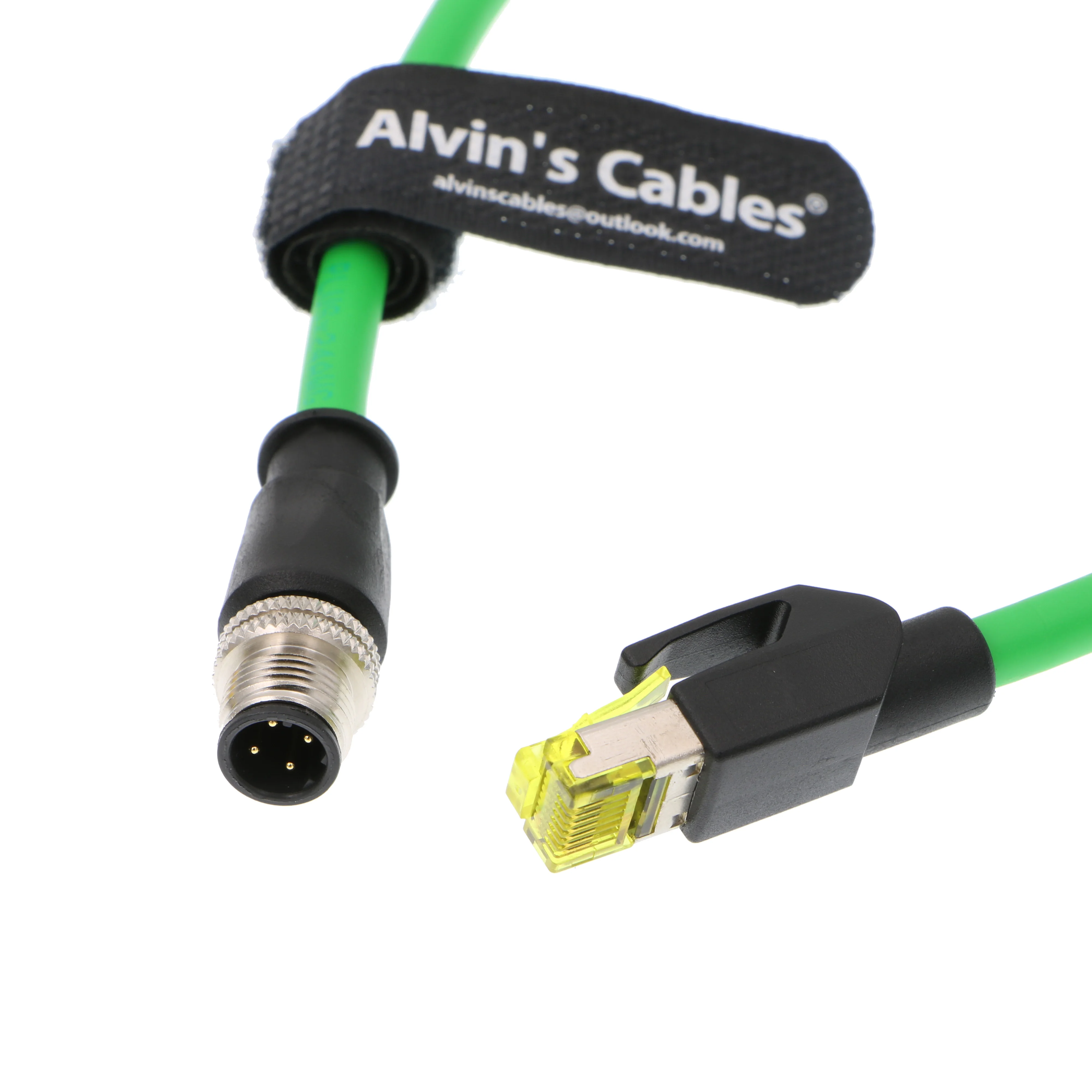 3M DRRI M12 4pin D-Code Male to RJ45 Waterproof Ethernet Shielded Cable for Industrial Ethernet Applications 3M DRRI M12 4pin D-Code Male to RJ45 Waterproof Ethernet Shielded Cable for Industrial Ethernet Applications