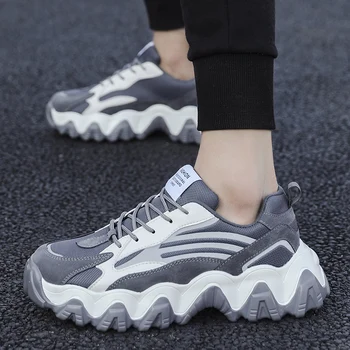 

Men Running Shoes Couple Breathable Sports Sneakers Air Cushion Lace Up Walking Jogging Athletic Footwear Zapatillas Hombre New