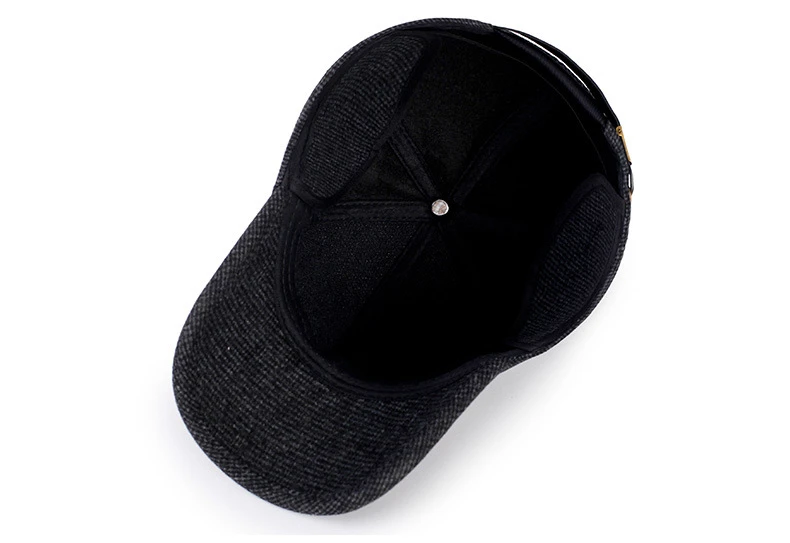 [NORTHWOOD] Зимний Бейсболка Для Мужчин Gorras Snapback Шапка С Ушными Шапками Открытый Толстые Кости Trucker Caps Casquette Homme Winte Caps Размер 56-60 см