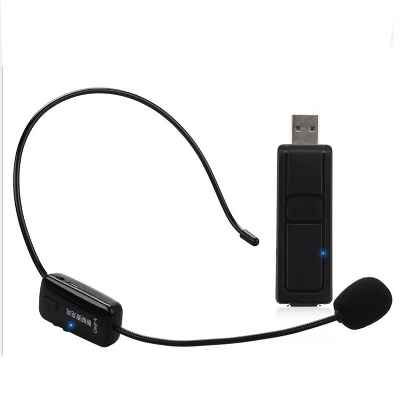 11 Универсальный 2,4G беспроводной микрофон rophone с usb-приемником 2 в 1 гарнитура Handhold беспроводной микрофон для Конференции обучающий гид-экскурсовод