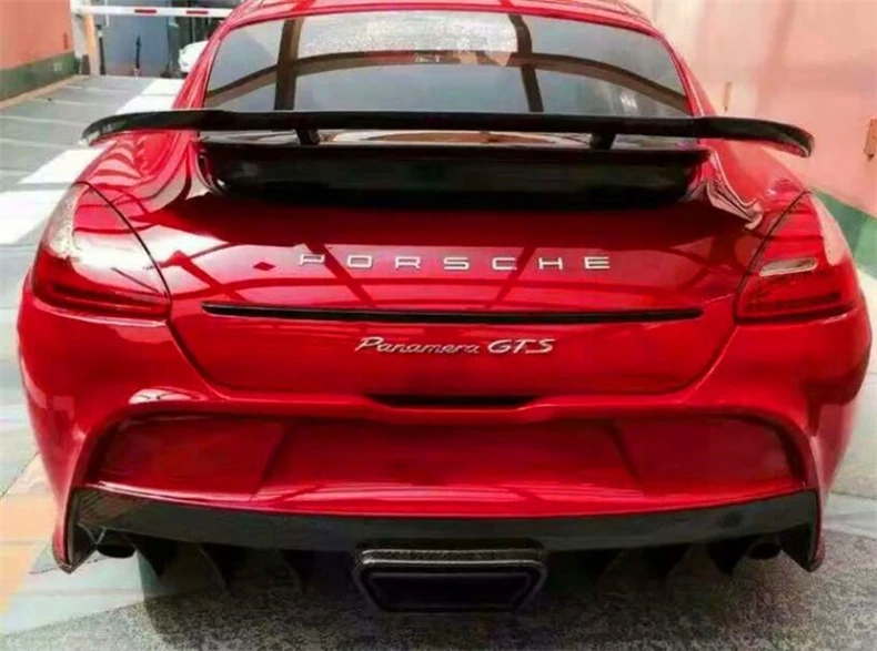 Спойлер из углеволокна для Porsche Panamera 970 2010- Спойлеры-крылья высокого качества аксессуары для модификации автомобиля